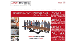 Desktop Screenshot of abacusfurniture.com