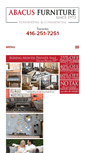 Mobile Screenshot of abacusfurniture.com